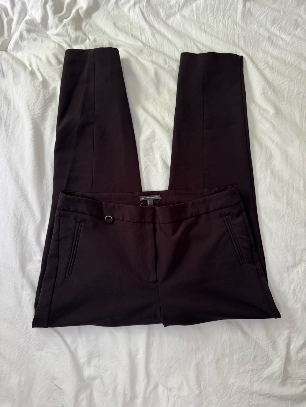 Adrianna Papell Black Women’s Dress Trousers - with Silver Detail on Front